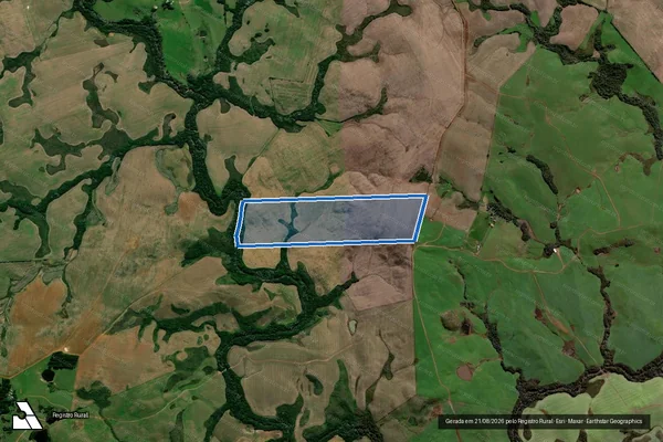 Imagem de satélite de SDE - Gleba C em Tupanciretã - RS