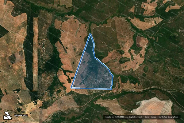 Imagem de satélite de Fazenda Irani - GLEBA D em Itiquira - MT