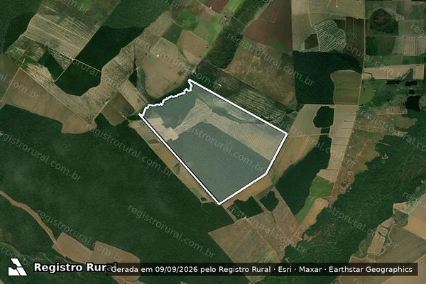 Imagem de satélite de Lote 08-A, Gleba 02, Gleba Guaporé, Setor Ribeiralta em Colorado do Oeste - RO