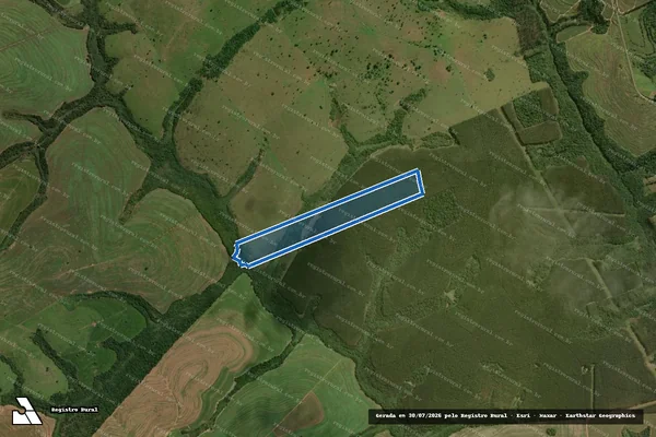 Imagem de satélite de Fazenda Rio Bonito – Lote 61 em Umuarama - PR