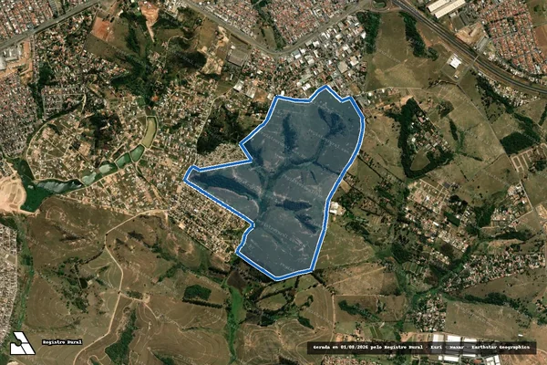 Imagem de satélite de Fazenda Santa Margarida - Gleba "A" em Campinas - SP