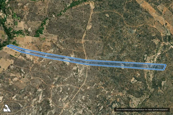 Imagem de satélite de Fazenda Serrinha - Sítio Serrinha (Parcela 05) em Serra Talhada - PE