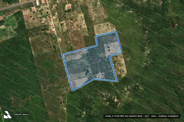 Imagem de satélite de SITIO NOVO - 001 em Cerro Corá - RN