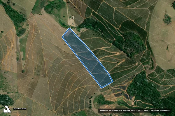Imagem de satélite de Fazenda do Cruzeiro - GLEBA E em Caratinga - MG