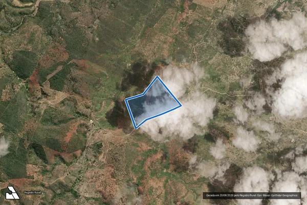 Imagem de satélite de FAZENDA VALHA-ME DEUS - Parcela 1 em Ruy Barbosa - BA