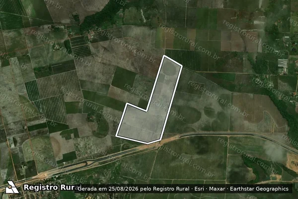 Imagem de satélite de GRANJA SÃO LUIZ - GRANJA SÃO LUIZ em Santa Rita - PB