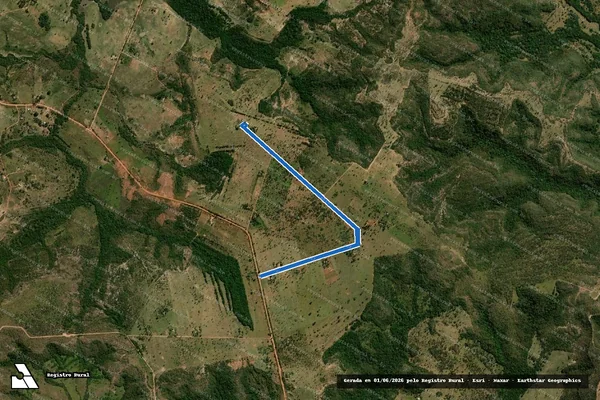 Imagem de satélite de Projeto de Assentamento Corguinho - Estrada Vicinal 12 em Corguinho - MS