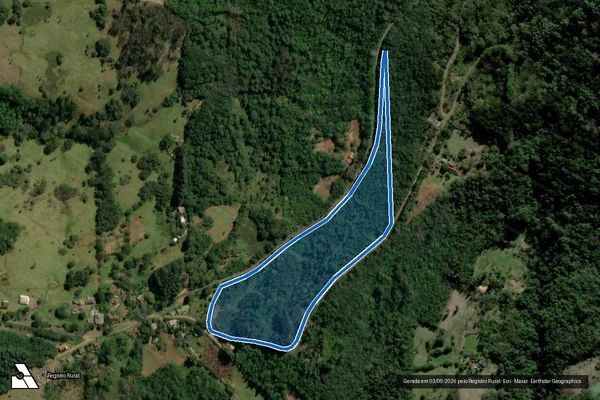 Imagem de satélite de RURAL - GLEBA 1 em Três Coroas - RS