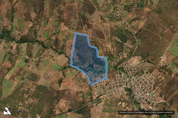 Imagem de satélite de Fazenda Vila Aprazível - Gleba 01 - GLEBA 01 em São João da Ponte - MG