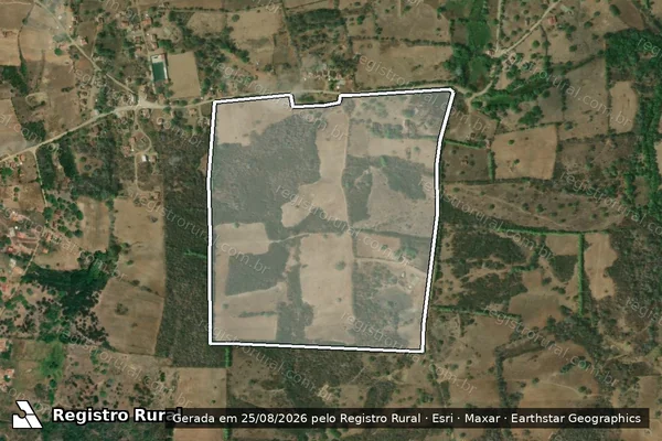 Imagem de satélite de SITIO VERDES - Parte 1 em Queimadas - PB