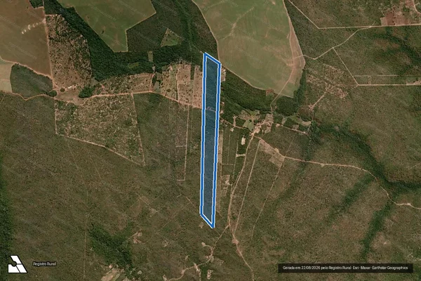 Imagem de satélite de FAZENDA LARANJA - DATA CAMPO LIMPO / PARTE 05 em Balsas - MA