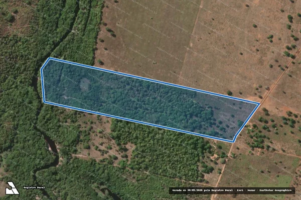 Imagem de satélite de FAZENDA QUEIMADAS - Parte 1 em Itaeté - BA