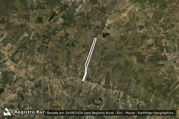 Imagem de satélite de Fazenda Lagoa Danta - Parte 1 em Tremedal - BA