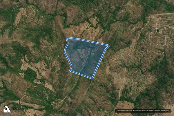 Imagem de satélite de LOTE N°15 - LOT. BARRA RIO PRETO - DEN. FAZENDA ESPERANÇA - 001 em Colinas do Sul - GO