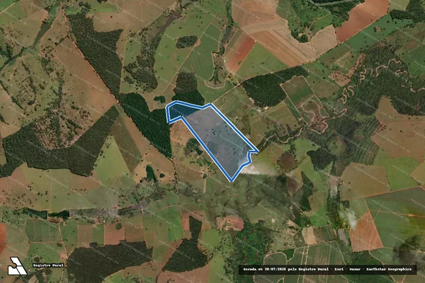 Imagem de satélite de Fazenda Sucuri - 001 em Uruana - GO