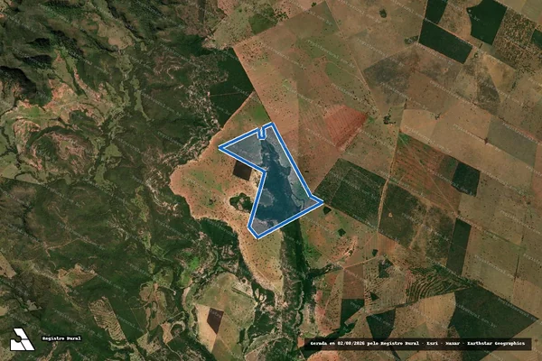 Imagem de satélite de Fazenda Duas Alianças - Gleba A em Corguinho - MS