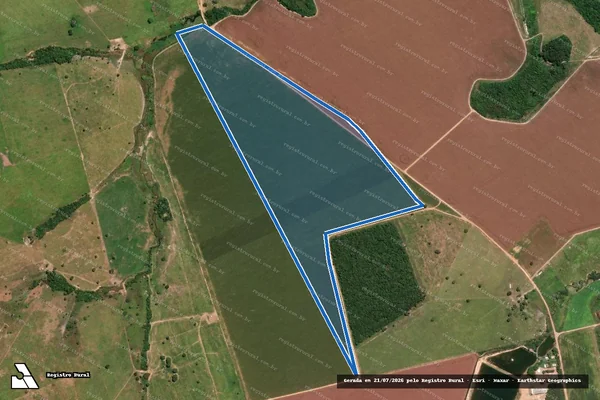 Imagem de satélite de FAZENDA PAI ZEZINHO VI - 001 em Colíder - MT