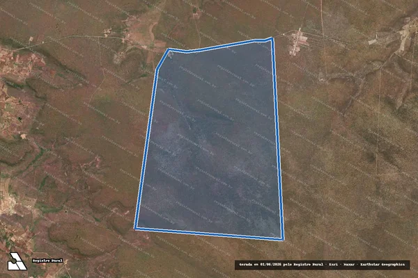 Imagem de satélite de CHAPADA DO CURRAL DE PEDRAS em Socorro do Piauí - PI