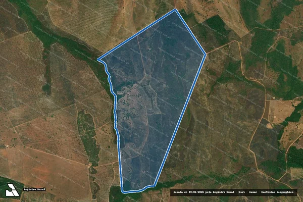 Imagem de satélite de FAZENDA RETIRO - Parte 1 em Miracema do Tocantins - TO