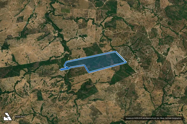 Imagem de satélite de FAZENDA COLONIA DE UVÁ - Parcela 1 em Goiás - GO