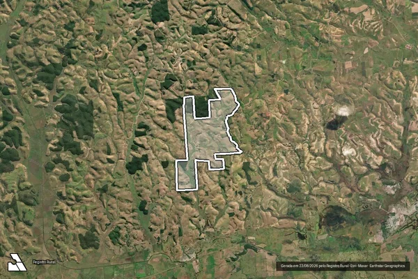 Imagem de satélite de Projeto de Assentamento José Marcos de Araujo - Parte 1 em Presidente Kennedy - ES