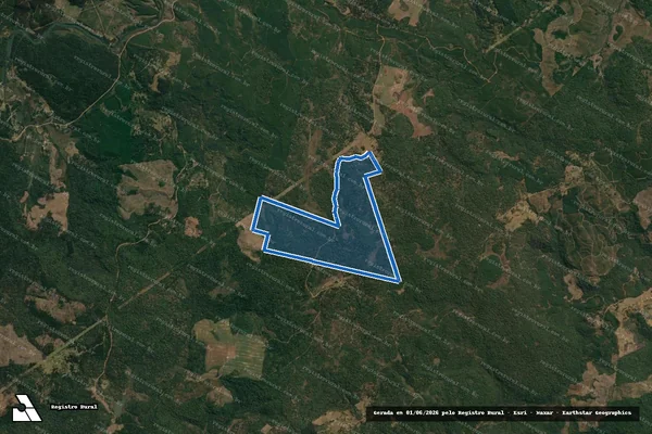 Imagem de satélite de FAZENDA SANTO ANTONIO - Gleba 4 em Inácio Martins - PR