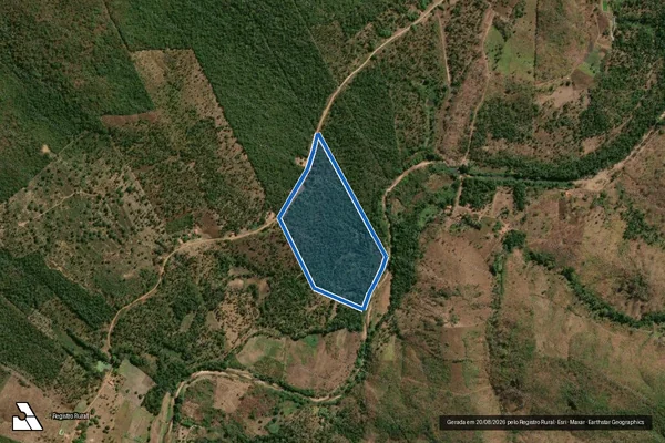Imagem de satélite de GLEBA BURITI, DATA SÃO MARCOS - Parcela 1 em São Francisco do Maranhão - MA