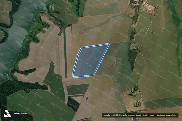 Imagem de satélite de Fazenda Retiro do Capivara