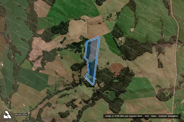 Imagem de satélite de Alto Grande - Alto Grande em Lagoa Vermelha - RS