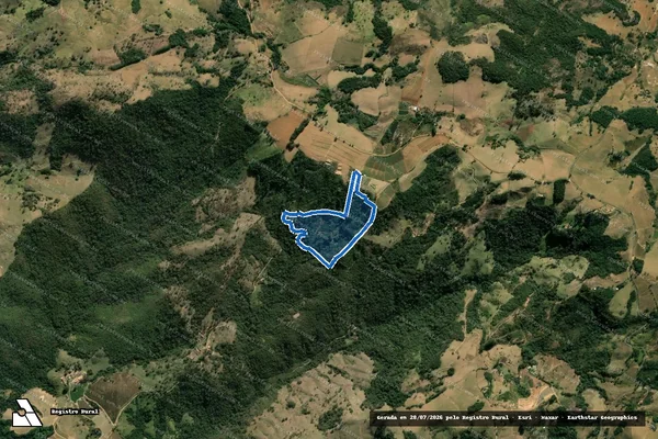 Imagem de satélite de Fazenda Santa Inês - Gleba B-2 (Remanescente) - GLEBA B-2 REMANES em São João da Boa Vista - SP