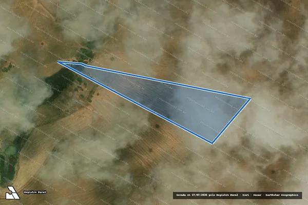 Imagem de satélite de FAZENDA UNIÃO - Gleba DESMEMBRADA em São João da Paraúna - GO