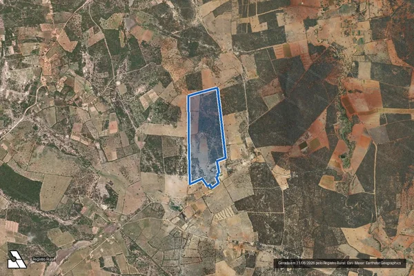 Imagem de satélite de FAZENDA PICADA - Parcela 1 em Livramento de Nossa Senhora - BA