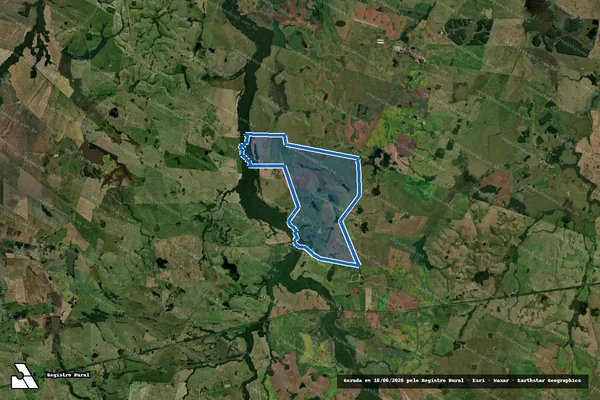 Imagem de satélite de Fazenda Nossa Senhora da Conceição em Rio Pardo - RS