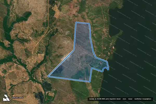 Imagem de satélite de FAZENDA DIVINO ESPIRITO SANTO LOTE 19 GLEBA 02 DO LOTEAMENTO TODOS OS SANTOS / 001