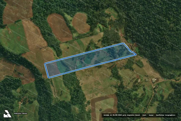 Imagem de satélite de Lote Colonial Nº 14 - . em Mondaí - SC