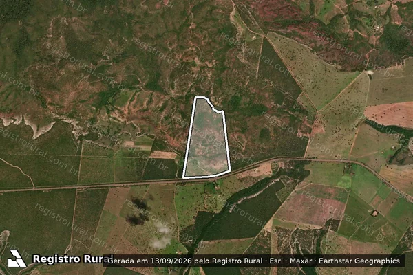 Imagem de satélite de LOTE 15 - FAZENDA RITINHA