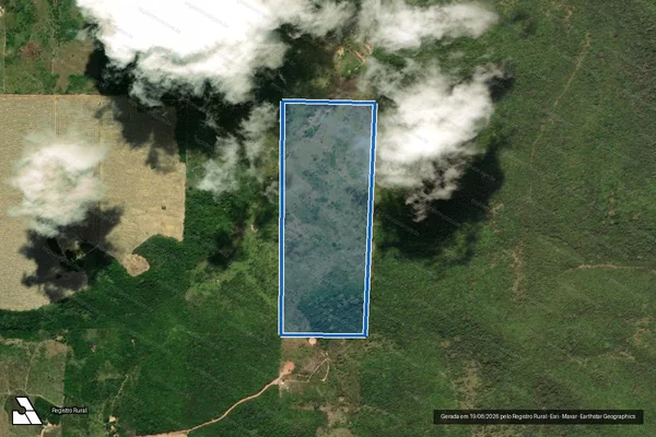 Imagem de satélite de Lote 308-Fazenda Silva-P. A. Açai / Lote 308