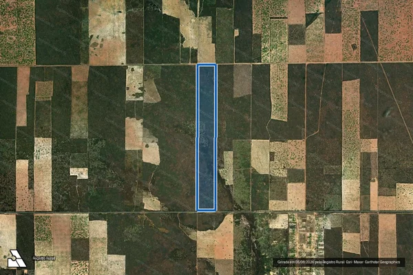 Imagem de satélite de VRS ? LOTE 55 - Parte 1 em Serra do Mel - RN