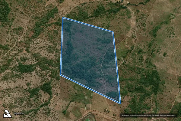 Imagem de satélite de FAZENDA ATOLADOR - FAZENDA ATOLADOR - ÁREA REMANESCENTE em Floresta do Araguaia - PA