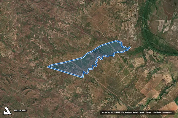 Imagem de satélite de Fazenda Dois Amigos ll - Parte 1 em Pirapora - MG