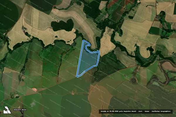 Imagem de satélite de Coxilha 2 Irmãos - Parte 1 em Ibirubá - RS
