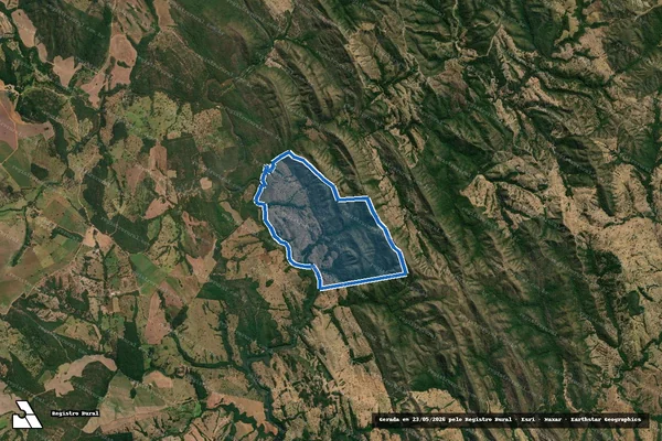 Imagem de satélite de FAZENDA VALA DO RIO DO PEIXE em Santa Cruz de Goiás - GO