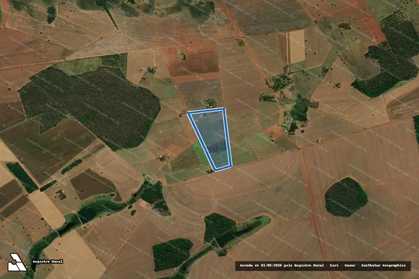 Imagem de satélite de LOTE 10 ? PROJETO DE ASSENTAMENTO PAULO FREIRE - LOTE 10 - P.A. PAULO FREIRE em Jandaia - GO