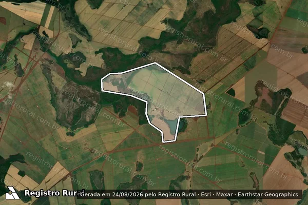Imagem de satélite de FAZENDA TRAIRAS - Parte 1 em Edéia - GO