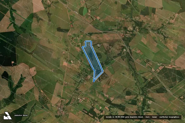 Imagem de satélite de Fazenda Santa Lydia - Gleba 1 - Parcela 1 em Bauru - SP