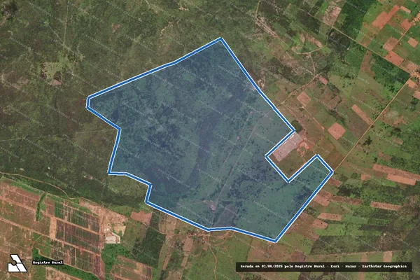 Imagem de satélite de SÍTIO GURGEL I - A REM em Jaguaruana - CE