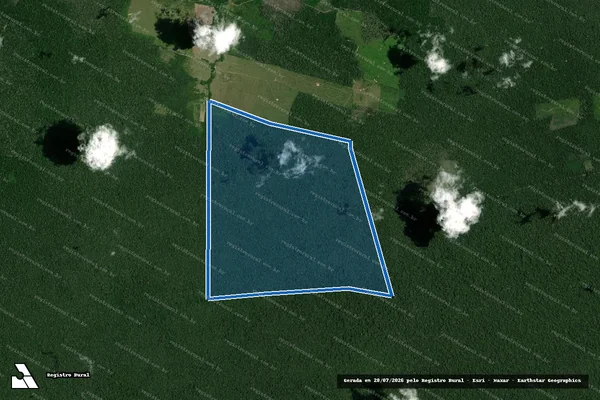 Imagem de satélite de FAZENDA QUERENCIA FERRADURA - FAZENDA QUERENCIA FERRADURA em Prainha - PA