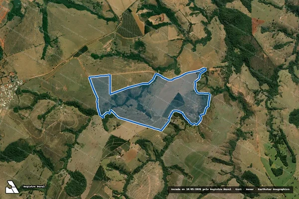 Imagem de satélite de FAZENDA SANTA MARTHA - Remanescente em Araxá - MG