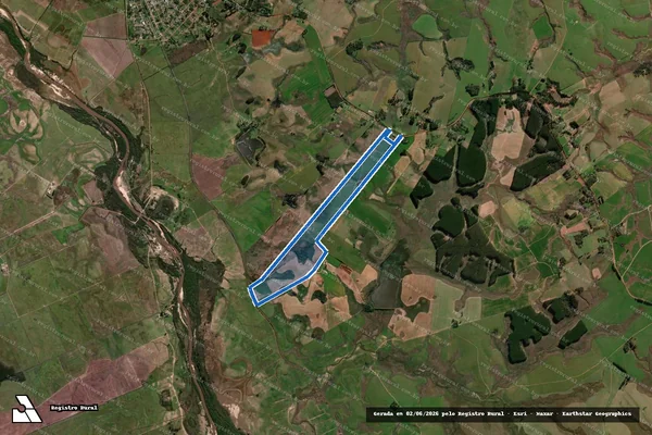 Imagem de satélite de Fazenda Baumann - Fazenda Baumann em Cacequi - RS