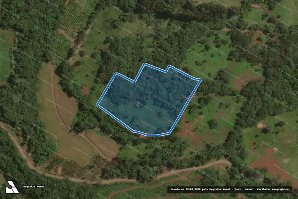 Imagem de satélite de TERRENO RURAL mat. 38.213 - Parcela 3 em Joaçaba - SC